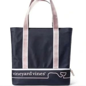 Vineyard Vines for Target, Whale Beach Tote Navy Blue & Pink